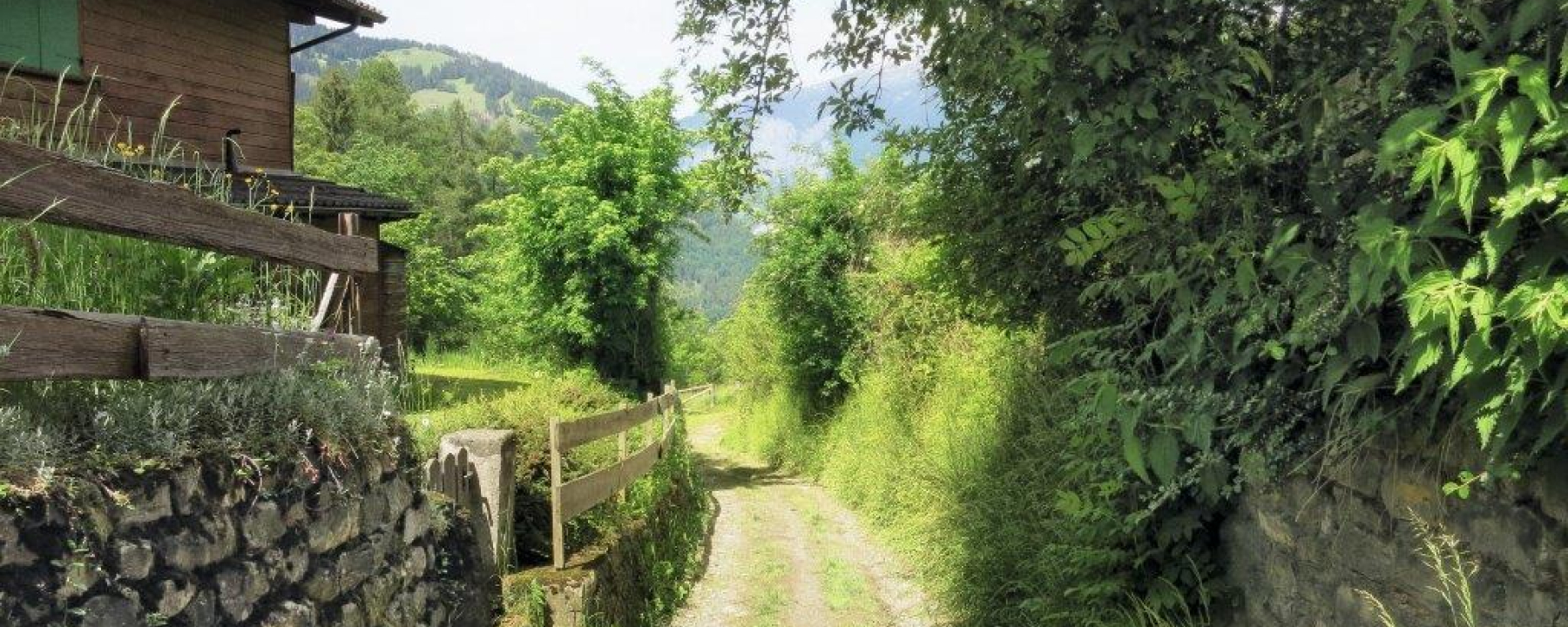 Wanderweg nach Chur