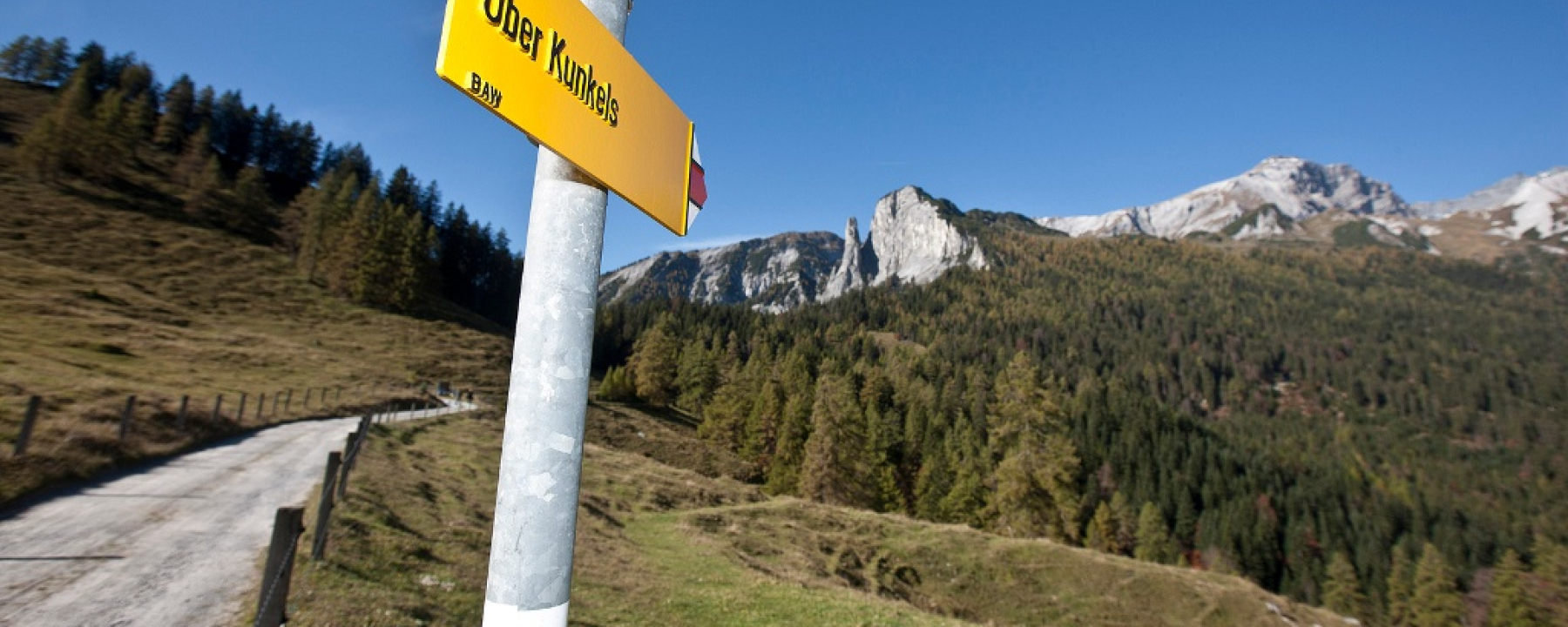 Aufstieg zum Kunkelspass