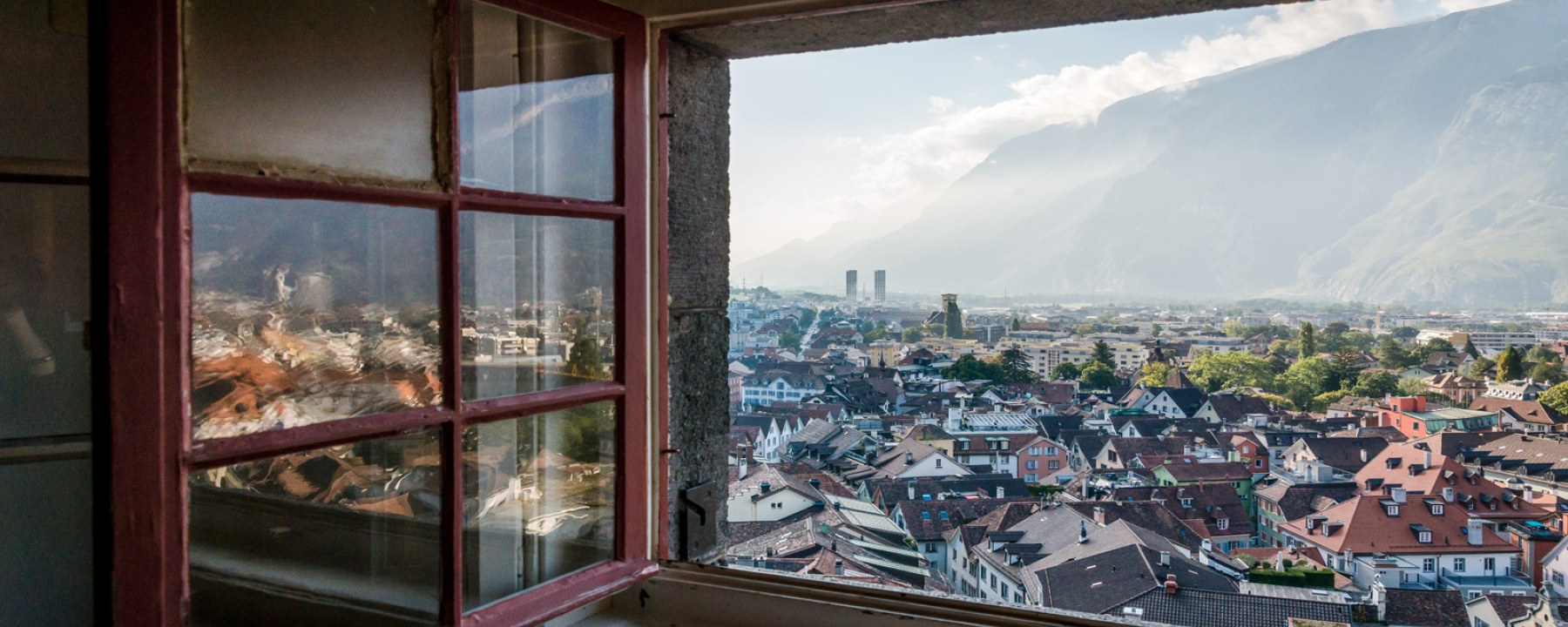 Ausblick aus der Turmstube der Martinskirche