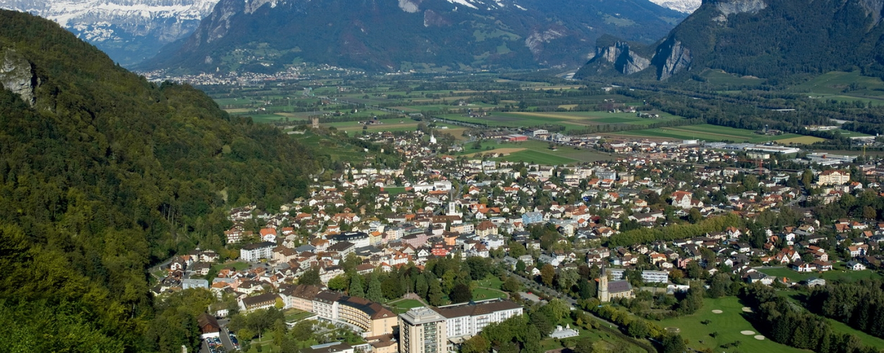Bad Ragaz im Sommer