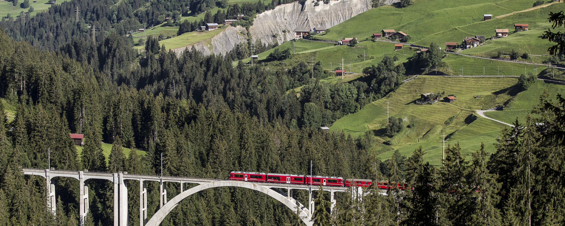 Langwieser Viadukt mit Arosabahn