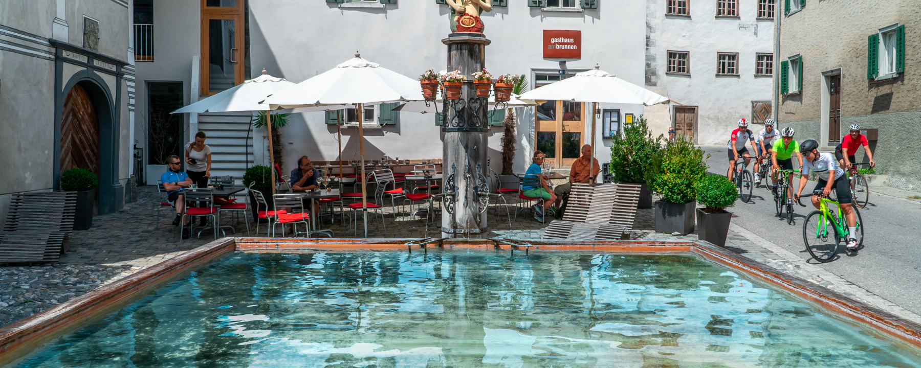 Gasthaus am Brunnen in Versam