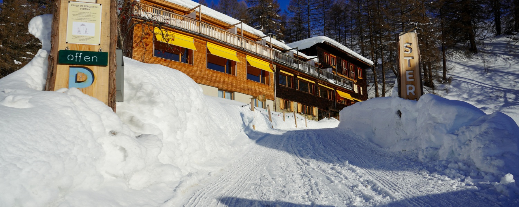Berghotel Sterna im Winter