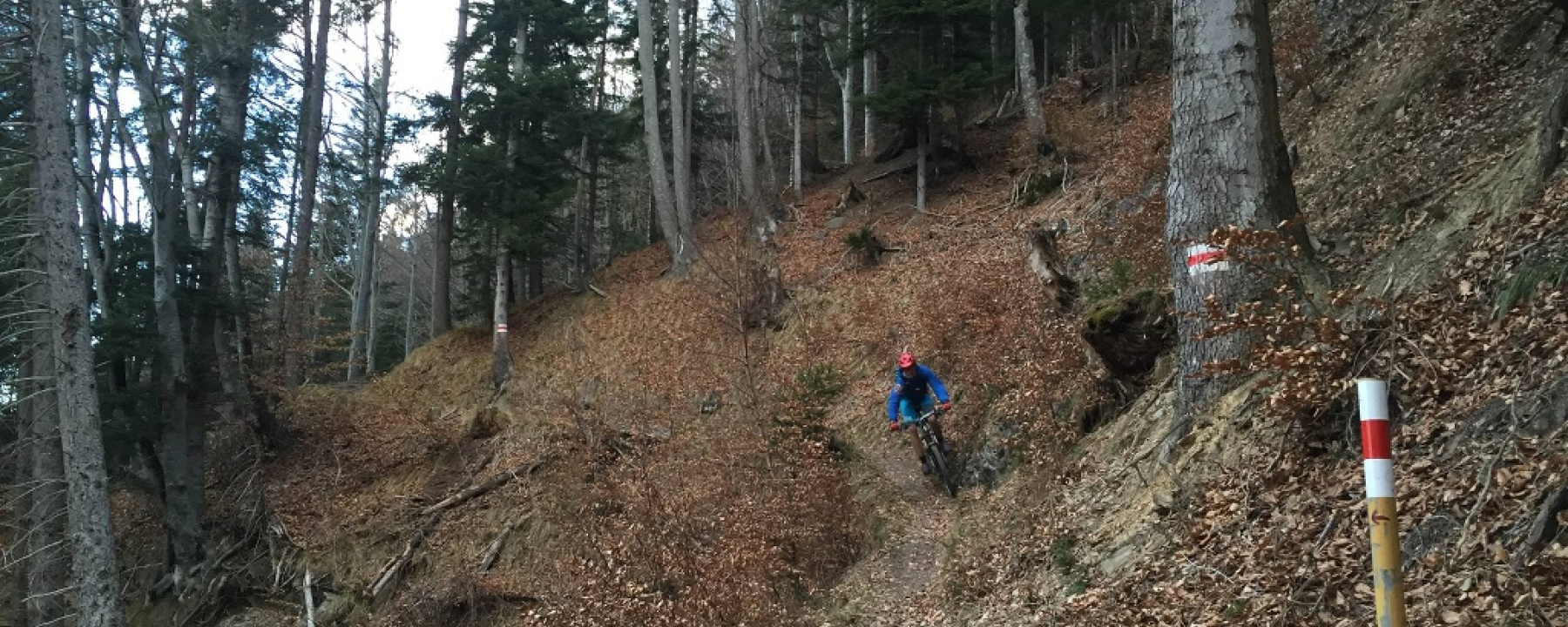 Kurz vor der St. Luzikapelle
