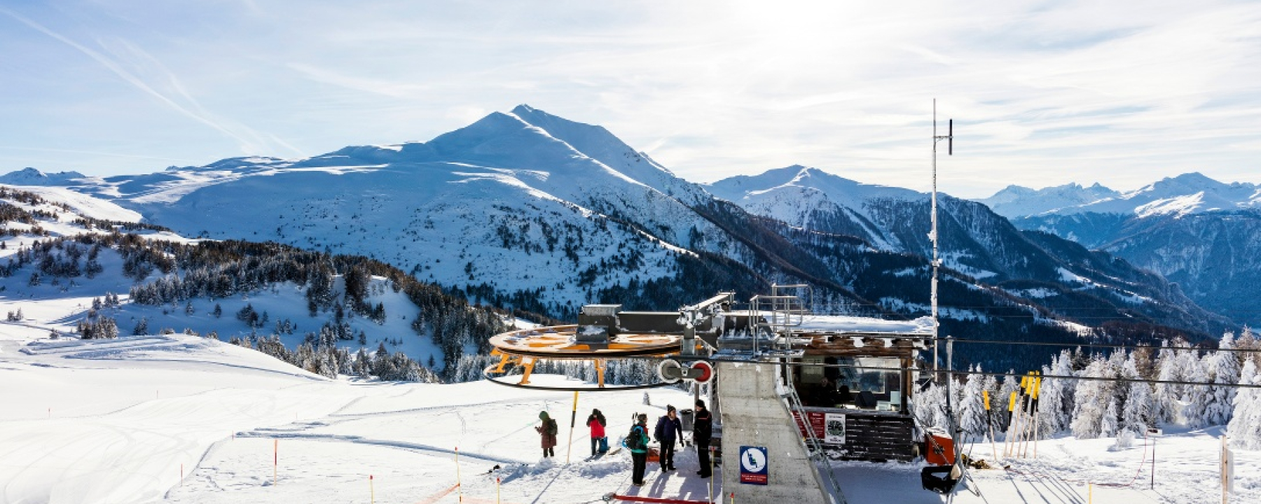 Bergstation Sesselbahn Feldis-Mutta