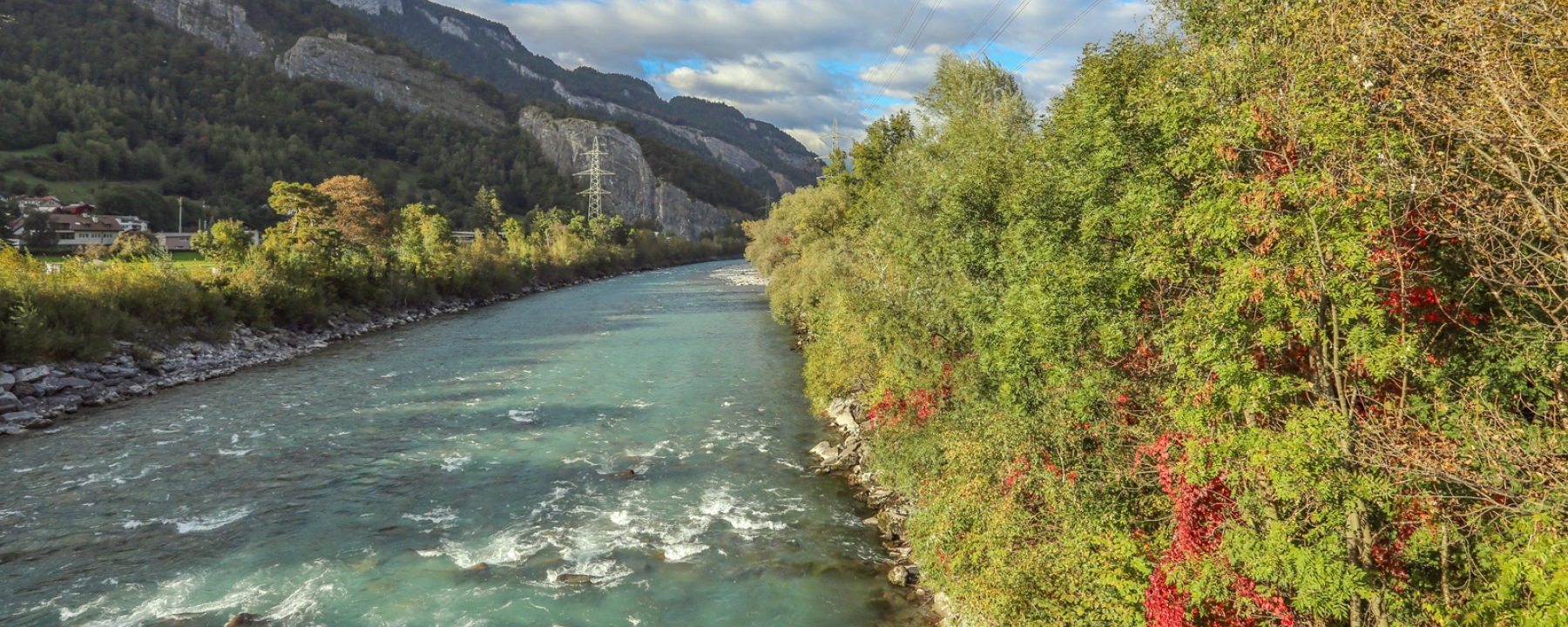 Alpenrhein bei Chur/Haldenstein