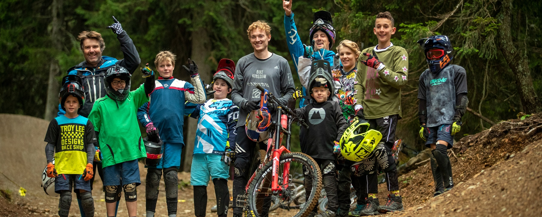 Thomas Genon mit Bikepark Kids