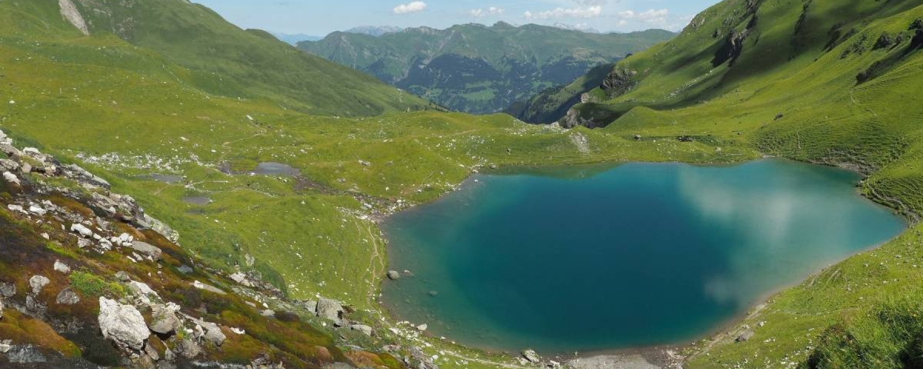 Der Urdensee am Ende des Urdentals - bevor es über das Urdenfürggli weiter Richtung Lenzerheide geht.