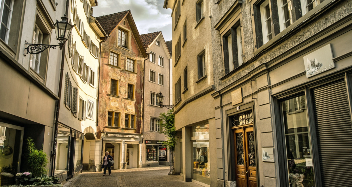 Obere Gasse mit Haus Zschaler