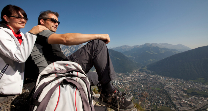 Tiefblick auf die Stadt Chur
