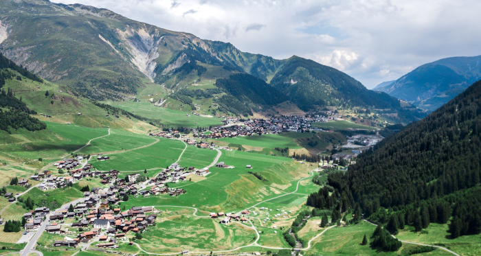 Ausblick in die Surselva