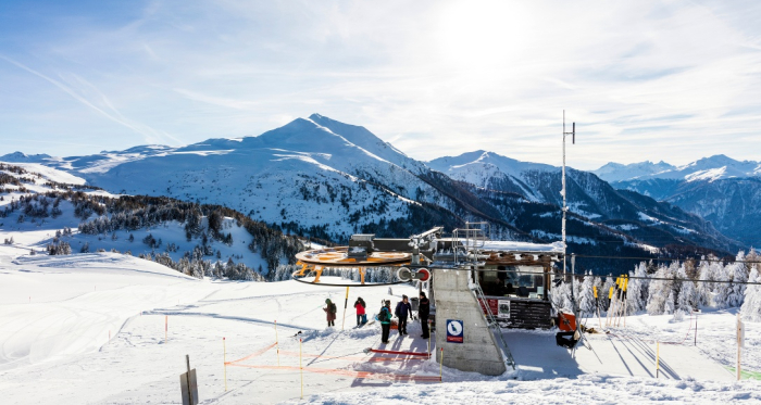 Bergstation Sesselbahn Feldis-Mutta