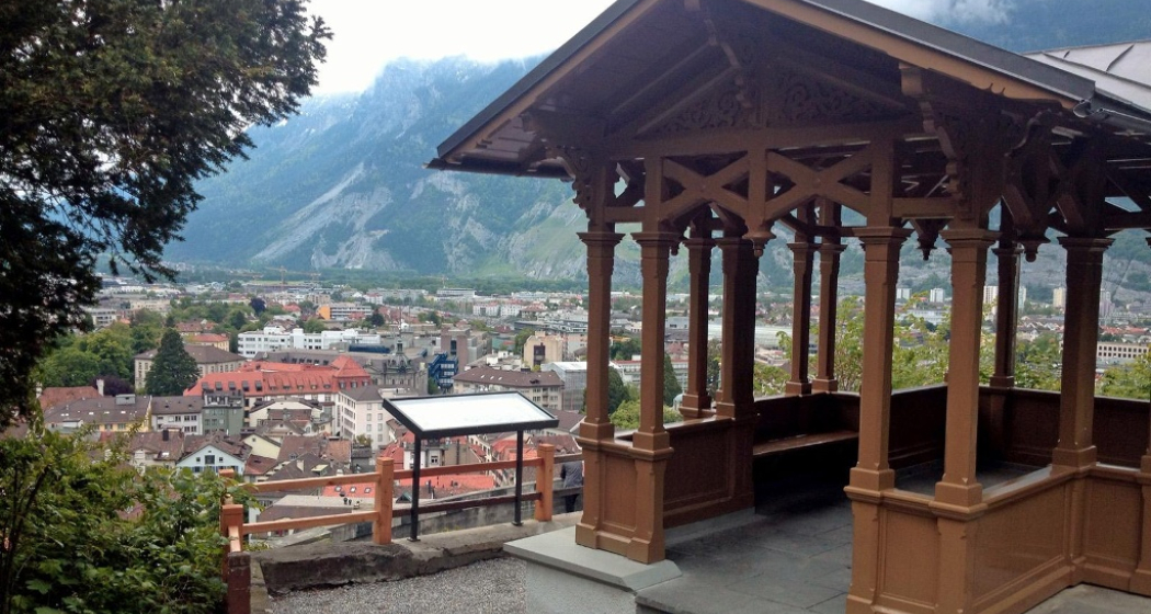 Haldenhüttli oberhalb Arosarank Haldenhüttli oberhalb Arosarank