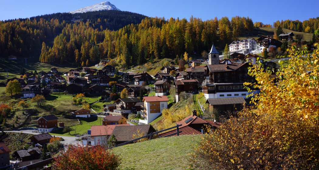 Walserdorf Tschiertschen im Herbst Walserdorf Tschiertschen im Herbst