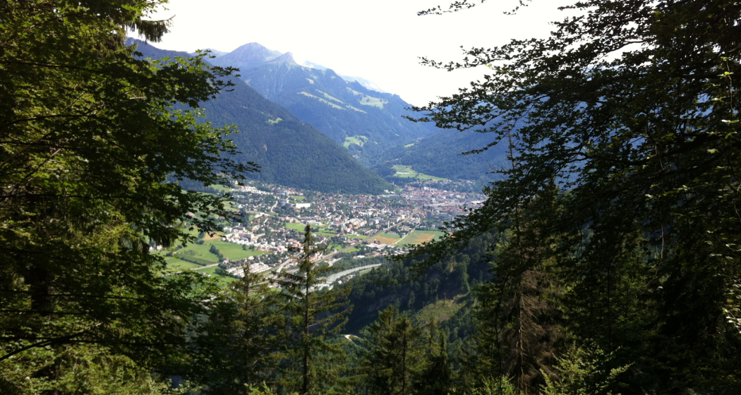 Ausblick vom Herrentobel auf Chur Ausblick vom Herrentobel auf Chur