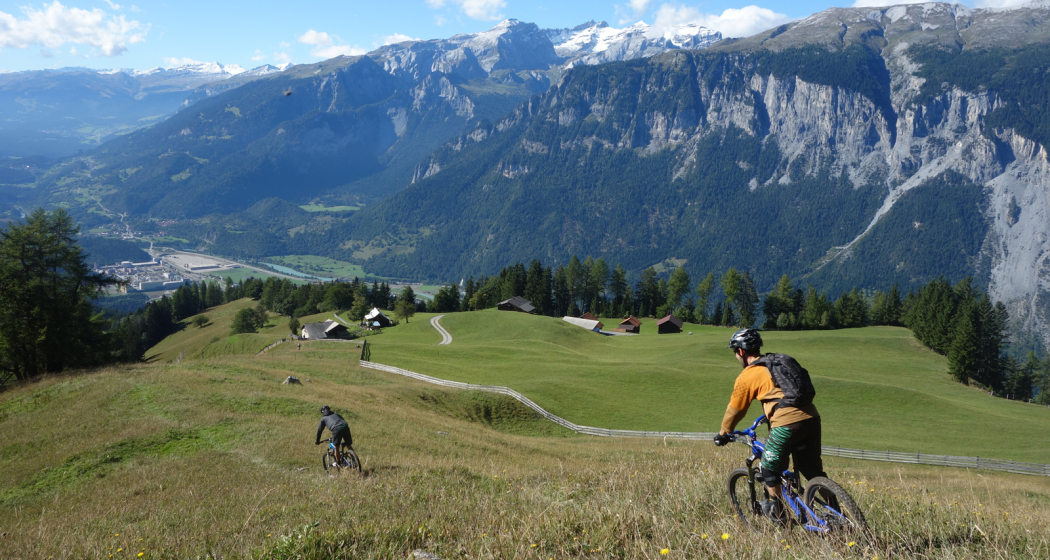 Kurz vor der Alp Juchs Kurz vor der Alp Juchs