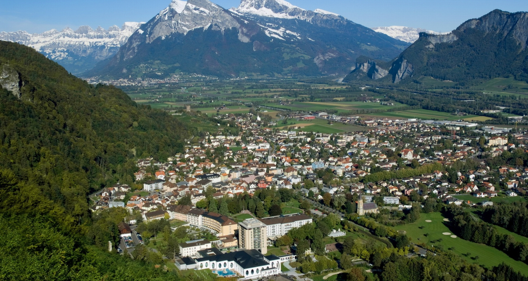 Bad Ragaz im Sommer Bad Ragaz im Sommer