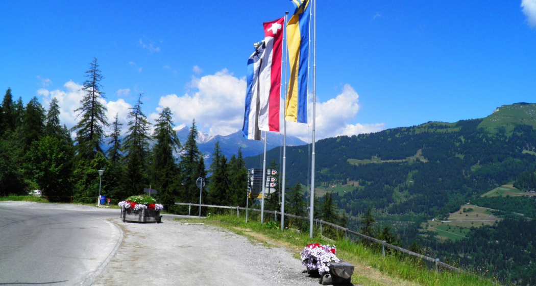 Blick von Tschiertschen übers Schanfigg Blick von Tschiertschen übers Schanfigg