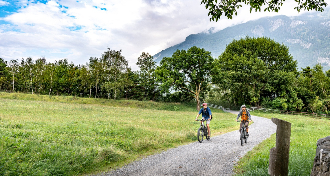Unterwegs auf der Churer Rheinroute 501 Unterwegs auf der Churer Rheinroute 501