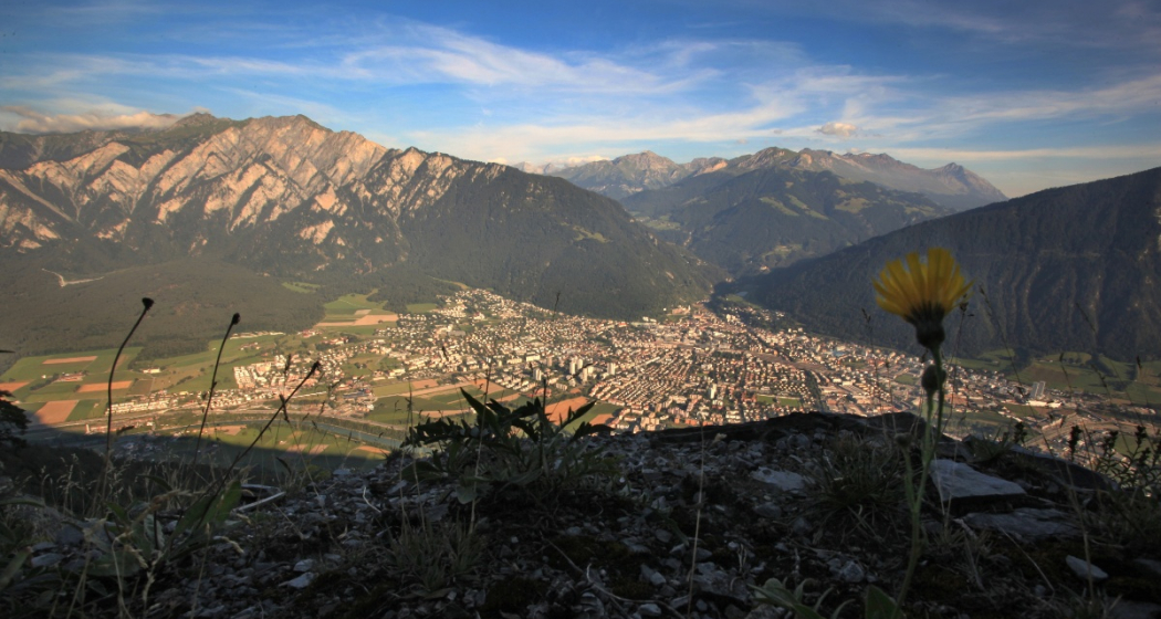 Aussicht vom Calanda auf Chur Aussicht vom Calanda auf Chur