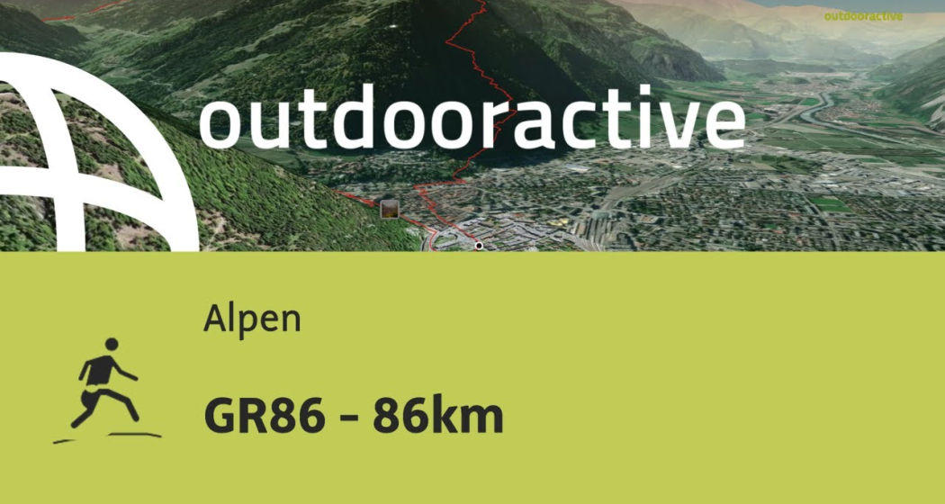 Trailrunning-Strecke in den Alpen: GR86 - 86km Trailrunning-Strecke in den Alpen: GR86 - 86km