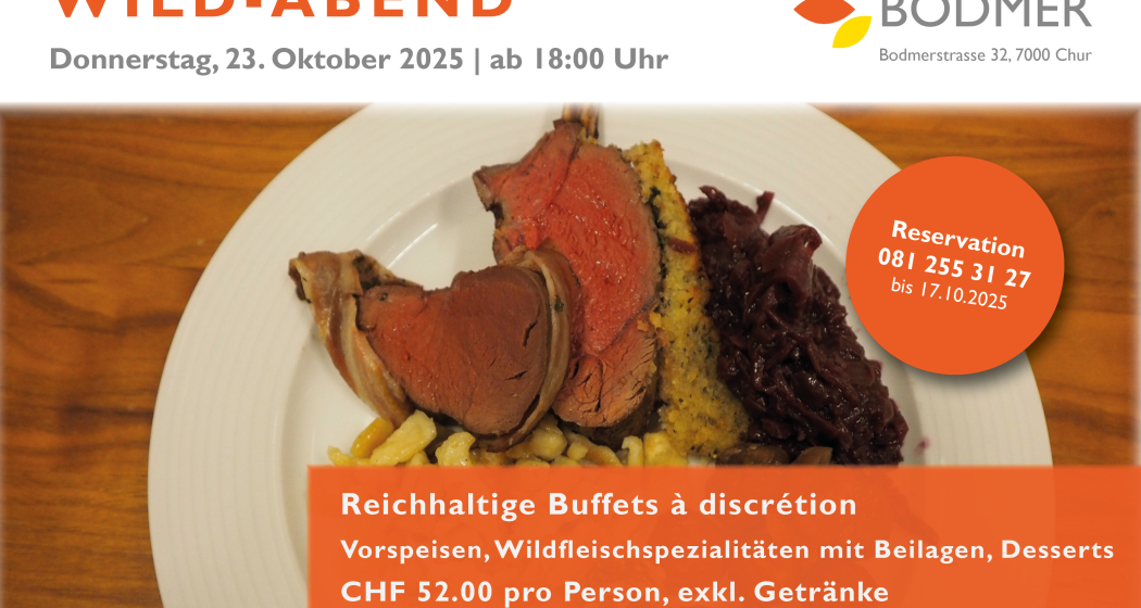 Wild-Abend mit Buffets à discrétion (gdl_882220612_image) Wild-Abend mit Buffets à discrétion (gdl_882220612_image)