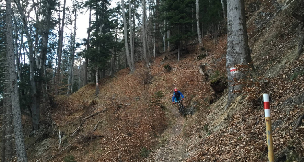 Kurz vor der St. Luzikapelle