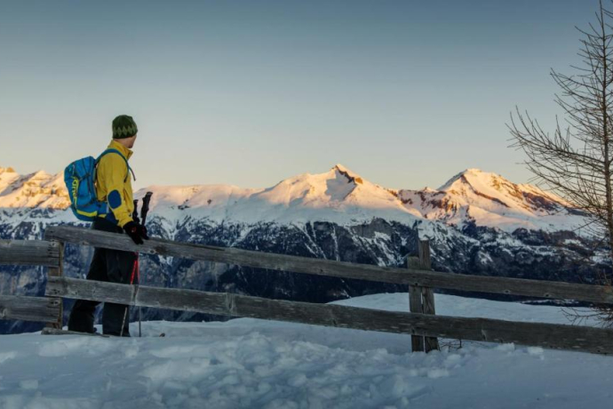 Bei Spundis - mit Aussicht zum Calanda Bei Spundis - mit Aussicht zum Calanda