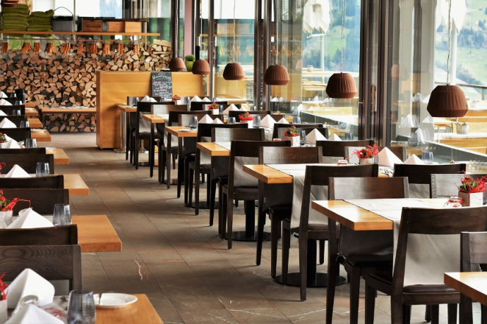 Panorama Restaurant of The Alpina Mountain Resort Panorama Restaurant of The Alpina Mountain Resort