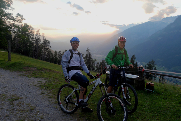 Abendstimmung auf Schönegg