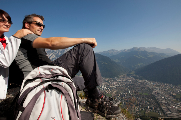Tiefblick auf die Stadt Chur