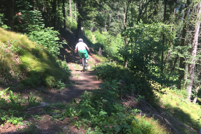 Trail zwischen Malix und Passugg Trail zwischen Malix und Passugg