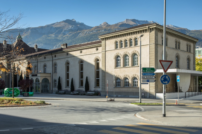 Grossratsgebäude und Theater Chur