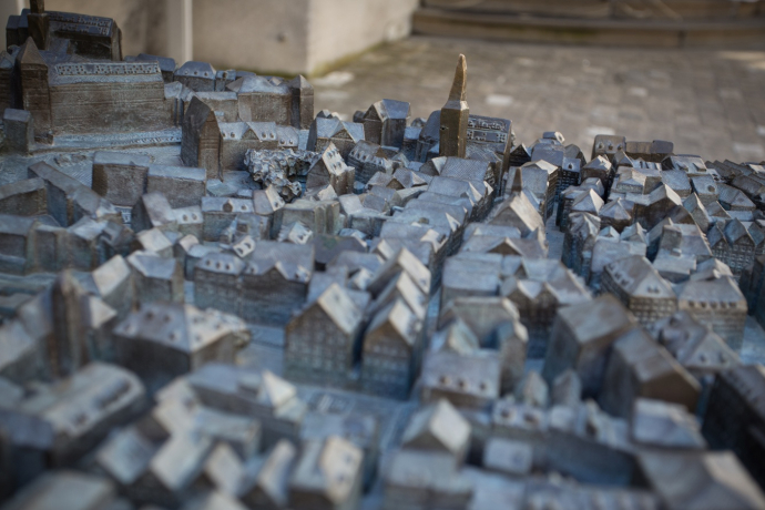 Tactile model of Chur's old town