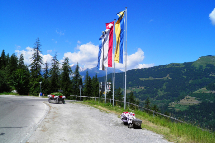 View from Tschiertschen over the Schanfigg
