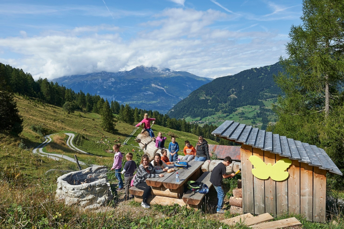 The "Undersäss" fireplace on the Butterfly Trail