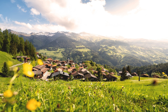 Pure idyll: Tschiertschen in summer Pure idyll: Tschiertschen in summer