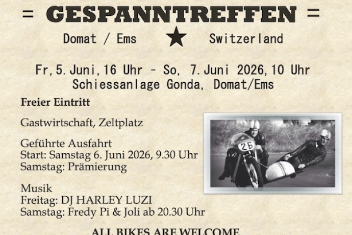 9. Internationales Gespanntreffen 2026, CH-7013 Domat/Ems (gdl_885177604_image)