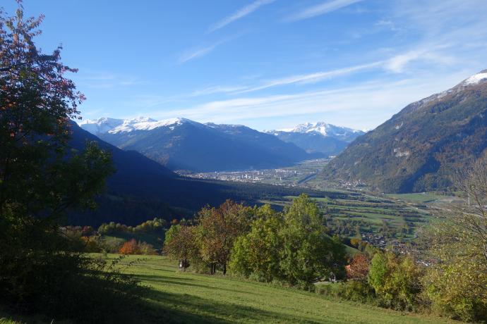 Ausblick aufs Rheintal