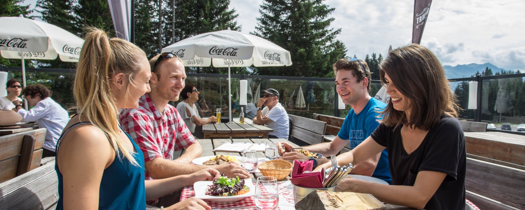 Lunch in der Bergbaiz