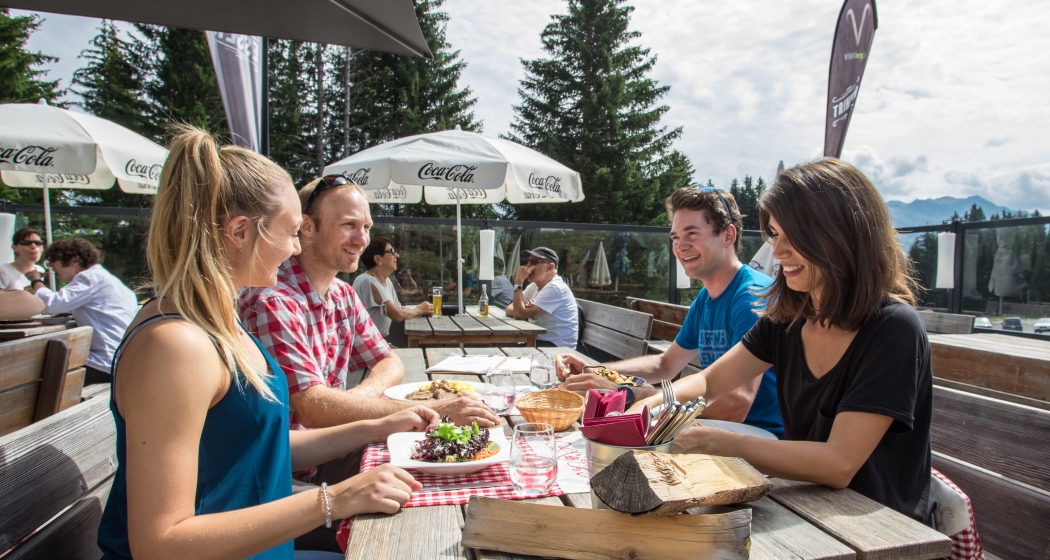 Lunch in der Bergbaiz