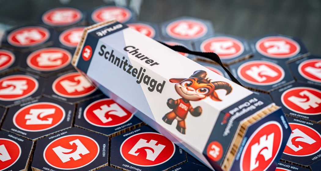 Churer Schnitzeljagd (© Churer Bürgergemeinde) Köcher für Schnitzeljagd