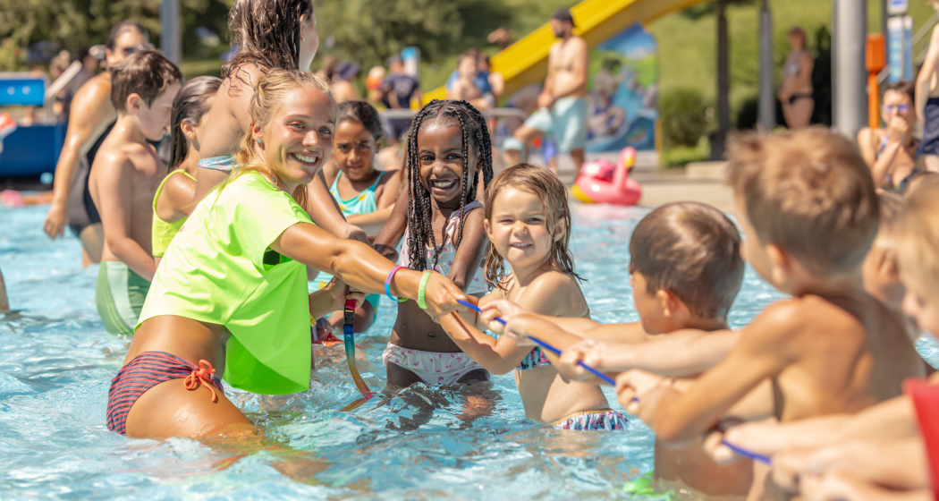 Wasserspiele (© Alice das Neves) Sportanlagen Chur Erlebniswochen Sommer