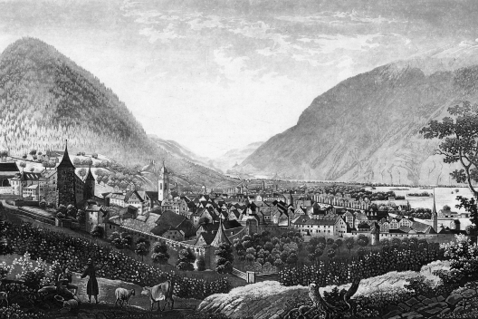 Chur Zeichnung historisch