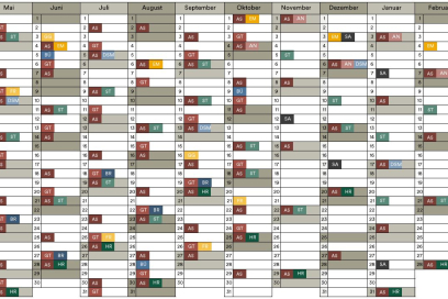 Öffentliche Stadtführungen Kalender