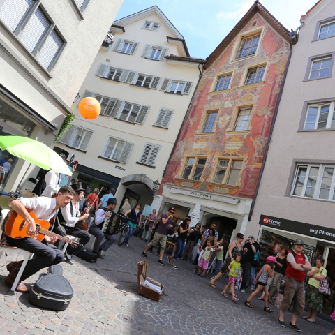 Buskers Strassenkünstlerfestival Chur