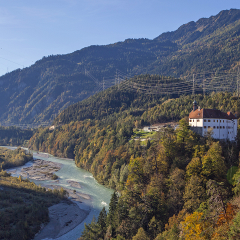 Schloss Rhäzüns im Churer Rheintal