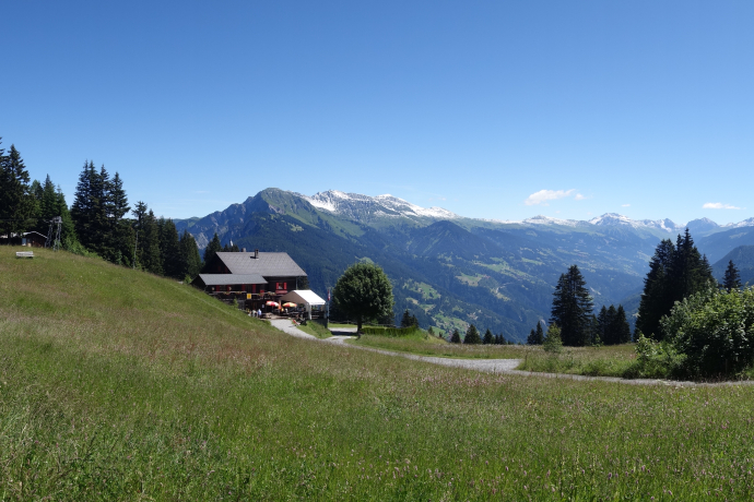 Battagliahütte auf Brambrüesch