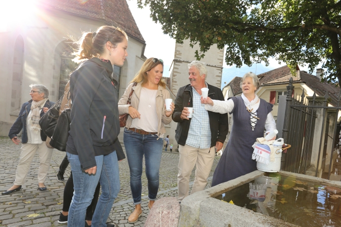 Brunnen beim Rätischen Museum
