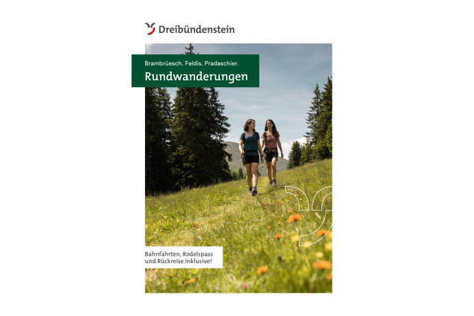 Cover Prospekt Dreibündenstein Rundwanderungen